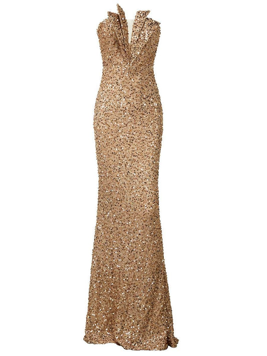Strapless Folds Glitter Mermaid Prom Dress XJ978 - MISS ORD
