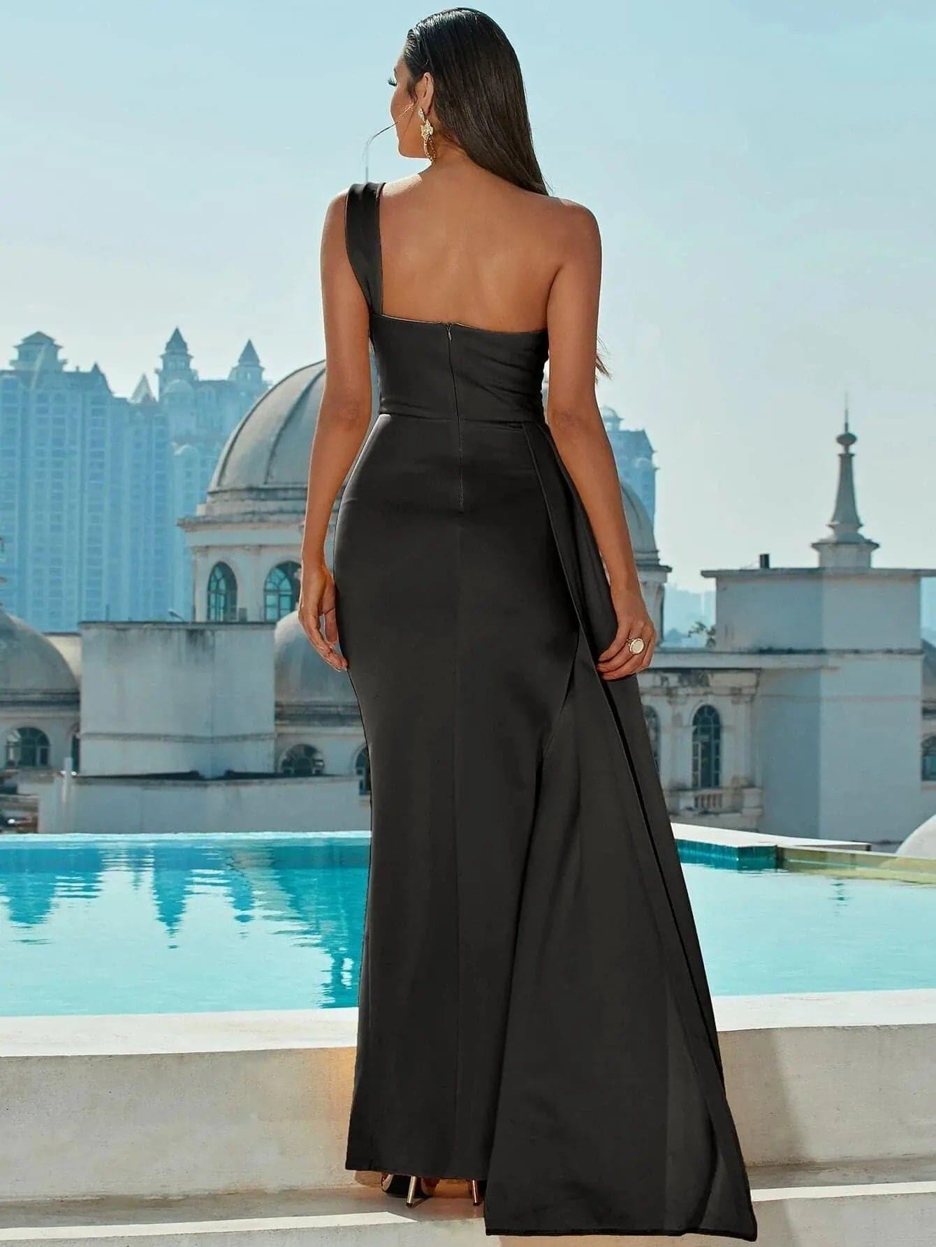 Draping Maxi Prom Dress XJ1050 - MISS ORD