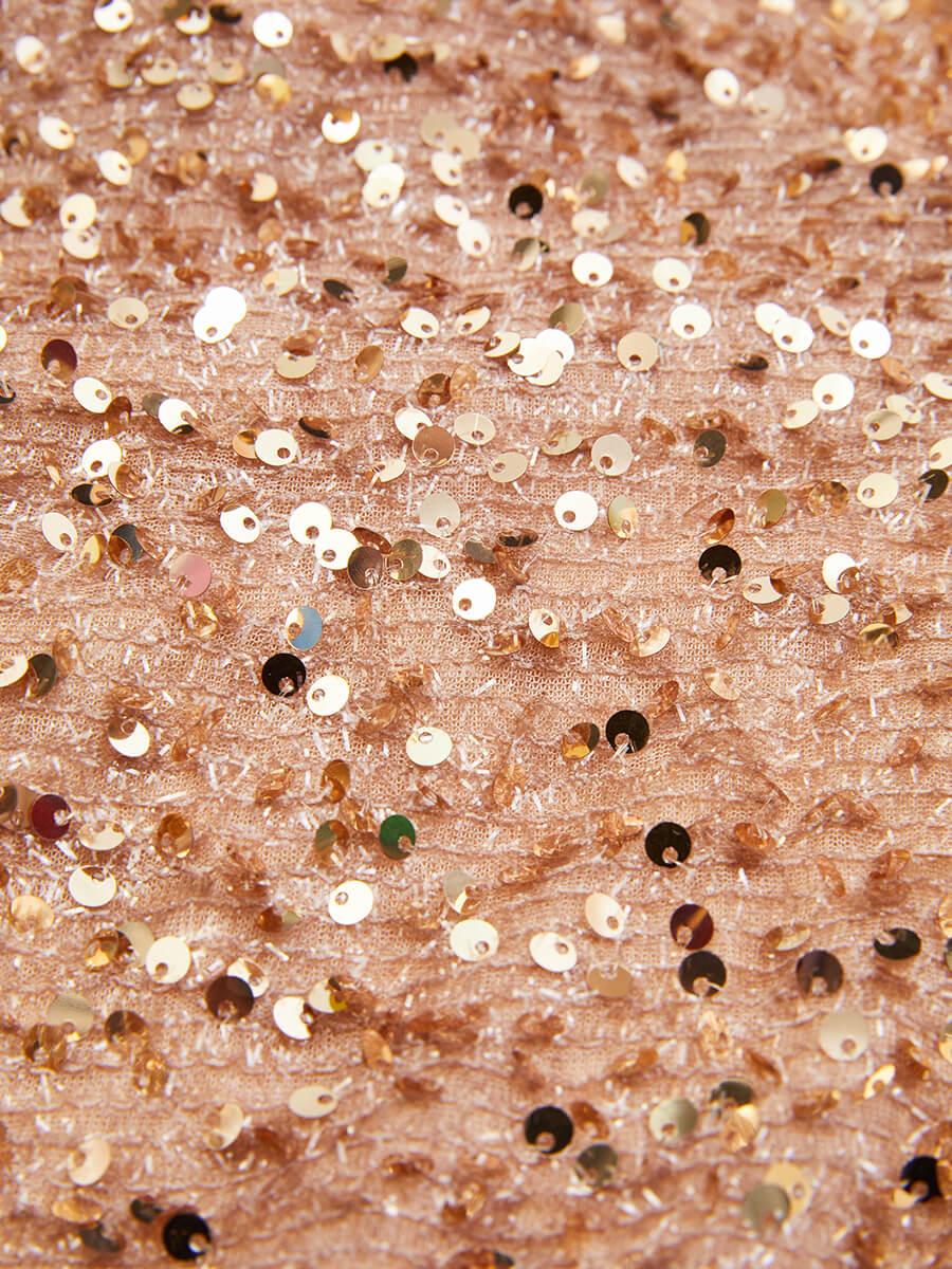 Ribbon Corset Sequin Maxi Prom Dress XH2162 - MISS ORD